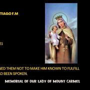 Homily of Today | Memorial of Our Lady of Mount Carmel | 7/16/2022 | Rev. Santiago Martin FM