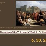 Homily of Today|Thursday of the Thirteenth Week in Ordinary Time|6/30/2022 | Rev. Santiago Martin FM