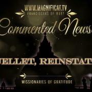 Ouellet, reinstated | Commented News 12/16/2022 | Rev. Santiago Martin, FM